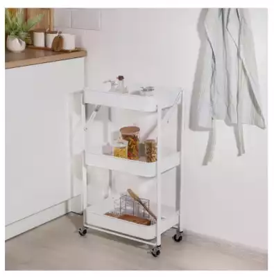 Этажерка универсальная HOME Pdsteelbox-14 45x29.5x77 см, металл Белый